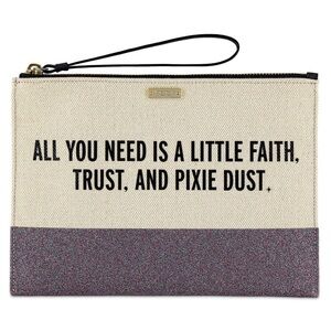 Kate Spade x disney Parks - Pixie Dust Canvas Wristlet